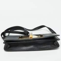 Tom Ford Black Leather Natalia Convertible Clutch