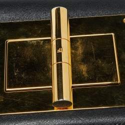 Tom Ford Black Leather Natalia Convertible Clutch