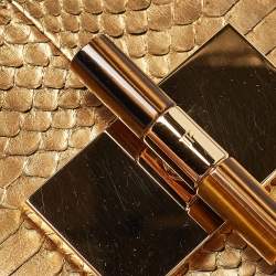 Tom Ford Gold Python Small Chain Natalia Shoulder Bag