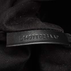 Pre Owned Tom Ford Black Canvas and Leather T Screw Tote