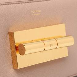 Pre Owned Tom Ford Beige Leather Natalia Shoulder Bag