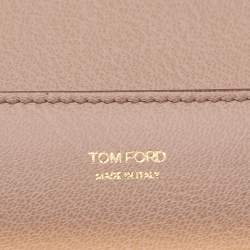 Pre Owned Tom Ford Beige Leather Natalia Shoulder Bag