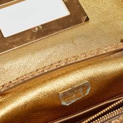 Tom Ford Gold Python Natalia Wallet On Chain