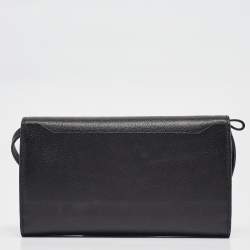 Pre Owned Tom Ford Black Leather Natalia Clutch Bag