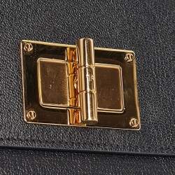 Pre Owned Tom Ford Black Leather Natalia Clutch Bag