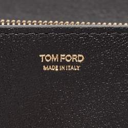 Pre Owned Tom Ford Black Leather Natalia Clutch Bag