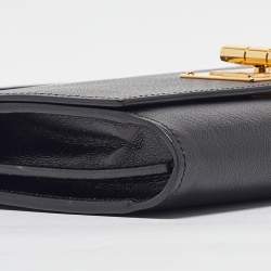 Pre Owned Tom Ford Black Leather Natalia Clutch Bag
