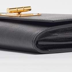 Pre Owned Tom Ford Black Leather Natalia Clutch Bag