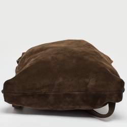 Tom Ford Brown Suede Alix Convertible Tote Backpack