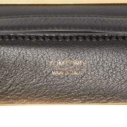 Tom Ford Black Leather Natalia Long Clutch Bag