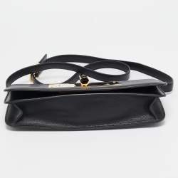 Tom Ford Black Leather Natalia Long Clutch Bag