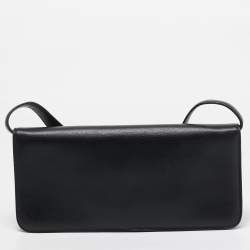 Tom Ford Black Leather Natalia Long Clutch Bag