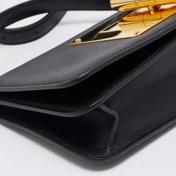 Tom Ford Black Leather Natalia Long Clutch Bag