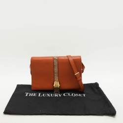 Tom Ford Brown Leather Sedgewick Shoulder Bag