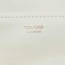 Tom Ford White Leather Mini Jennifer Shoulder Bag