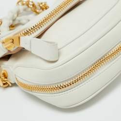 Tom Ford White Leather Mini Jennifer Shoulder Bag