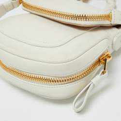 Tom Ford White Leather Mini Jennifer Shoulder Bag