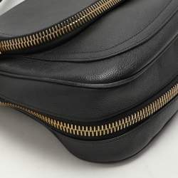 Pre Owned Tom Ford Black Leather Jennifer Shoulder Bag