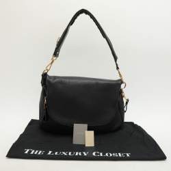 Pre Owned Tom Ford Black Leather Jennifer Shoulder Bag