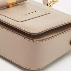 Pre Owned Tom Ford Beige Leather Medium Natalia Shoulder Bag