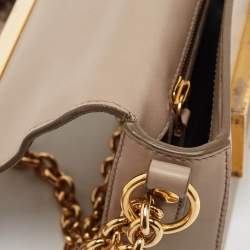 Pre Owned Tom Ford Beige Leather Medium Natalia Shoulder Bag