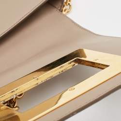 Pre Owned Tom Ford Beige Leather Medium Natalia Shoulder Bag