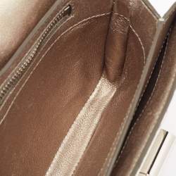 Pre Owned Tom Ford Silver Python Small Natalia Crossbody Bag