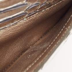 Pre Owned Tom Ford Silver Python Small Natalia Crossbody Bag