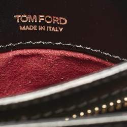 Tom Ford Black Shine Alligator Small Natalia Crossbody Bag