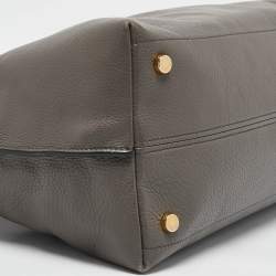 Tom Ford Grey Leather Alix Shoulder Bag