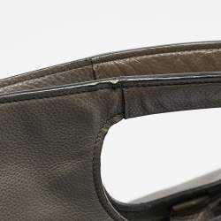 Tom Ford Grey Leather Alix Shoulder Bag