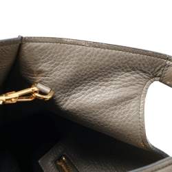 Tom Ford Grey Leather Alix Shoulder Bag