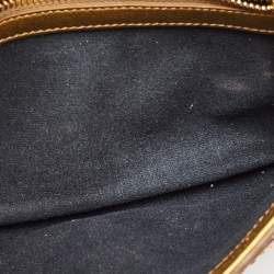 Tom Ford Gold Alix Python Zip & Padlock Clutch