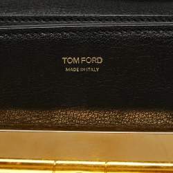Tom Ford Black Leather Small Natalia Crossbody Bag