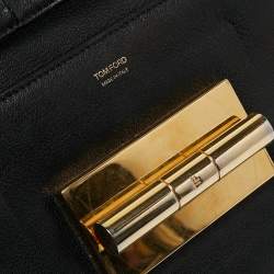 Tom Ford Black Leather Small Natalia Crossbody Bag