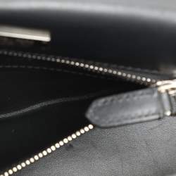 Tom Ford Silver Python TF Logo Flap Shoulder Bag