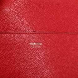 Tom Ford Red Leather Jennifer Shoulder Bag
