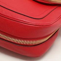 Tom Ford Red Leather Jennifer Shoulder Bag