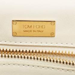 Tom Ford White Python Medium Natalia Shoulder Bag