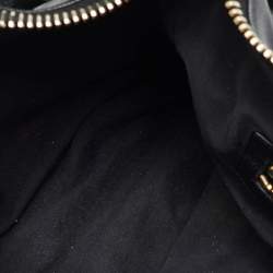 Tom Ford Black Leather Zip Around Shoulder Bag