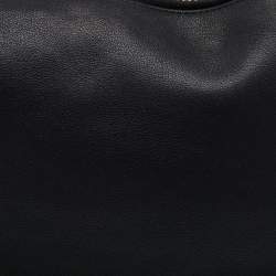 Tom Ford Black Leather Zip Around Shoulder Bag