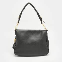 Tom Ford Black Leather Jennifer Shoulder Bag