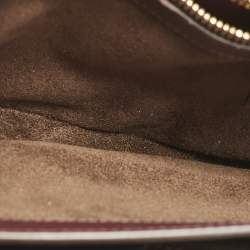 Tom Ford Burgundy Leather Small Natalia Crossbody Bag