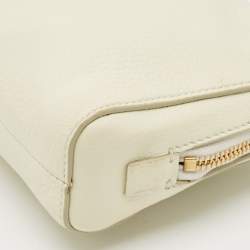 Tom Ford Off White Leather Wristlet Pouch