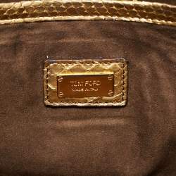Tom Ford Multicolor Sequin and Suede Natalia Convertible Clutch