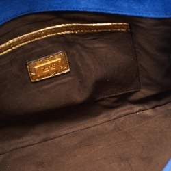 Tom Ford Multicolor Sequin and Suede Natalia Convertible Clutch