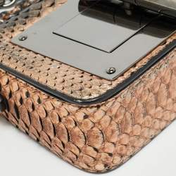 Tom Ford Bronze Python Natalia Chain Shoulder Bag