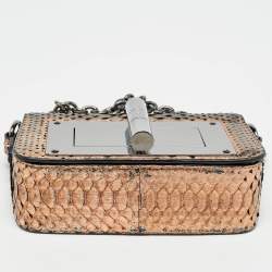 Tom Ford Bronze Python Natalia Chain Shoulder Bag