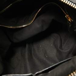 Pre Owned Tom Ford Black Leather Natalia Flap Tote