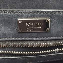 Pre Owned Tom Ford Silver Python Medium Sienna Shoulder Bag